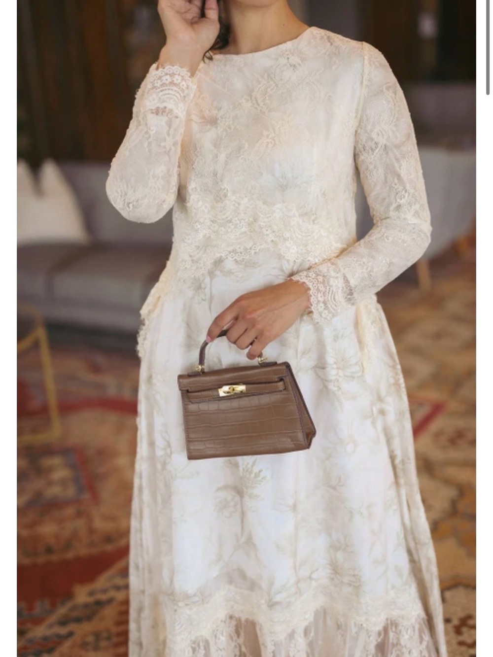 Dainty Jewells cream dress - worn once - Picture 2 of 5